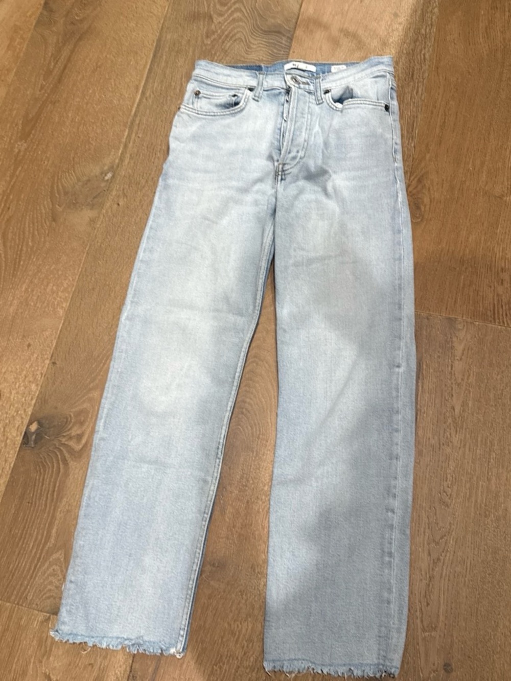 Light Blue women’s Straight-Leg Jeans
